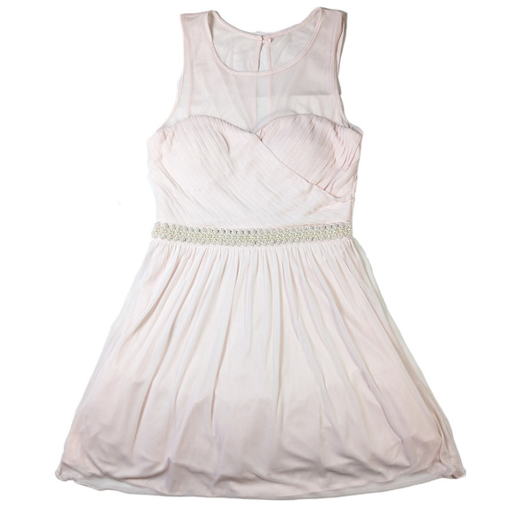 David's Bridal Pale Pink Dress - NWT Size 10 - Picture 1 of 7